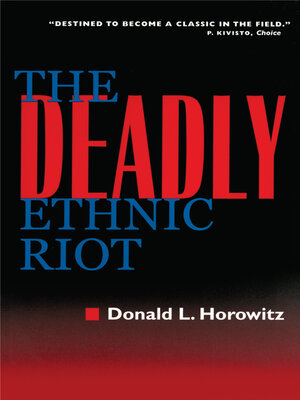 cover image of The Deadly Ethnic Riot